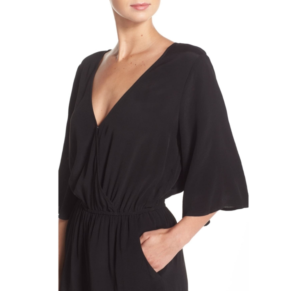 REVOLVE X BB DAKOTA SHANIA FLUTTER SLEEVE ROMPER - Picture 2 of 8